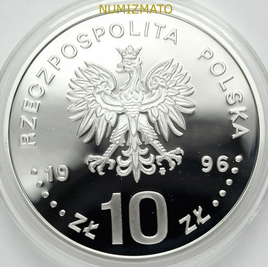 10 zł 1996 r. - Stanisław Mikołajczyk 1901-1966