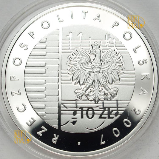 10 zł 2007 r. - SZYMANOWSKI - 125. rocznica urodzin Karola Szymanowskiego
