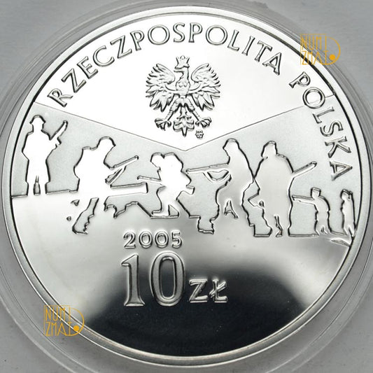 10 zł 2005 r. - 60. Rocznica Zakończenia II Wojny Światowej (II Wojna Światowa)