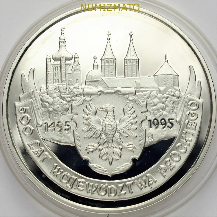 20 zł 1995 r. - Województwo Płockie - 500 lat województwa płockiego 1495-1995