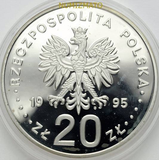 20 zł 1995 r. - Województwo Płockie - 500 lat województwa płockiego 1495-1995