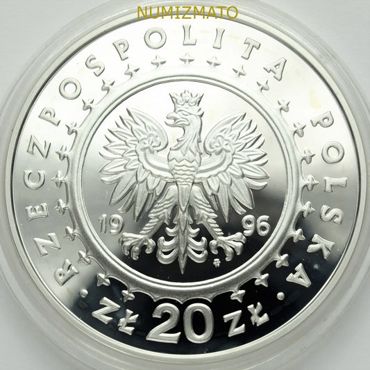 20 zł 1996 r. - Zamek w Lidzbarku Warmińskim - Zamki i Pałace w Polsce