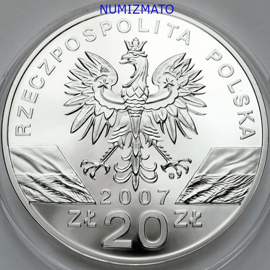 20 zł 2007 r. - Foka szara - Zwierzęta Świata