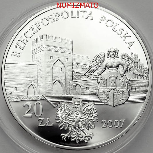 20 zł 2007 r. - Miasto średniowieczne w Toruniu - Zabytki Kultury Materialnej w Polsce