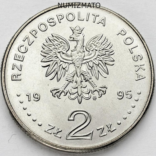 2 zl 1995 r. - 100 lat nowożytnych igrzysk olimpijskich, dwa złote MN