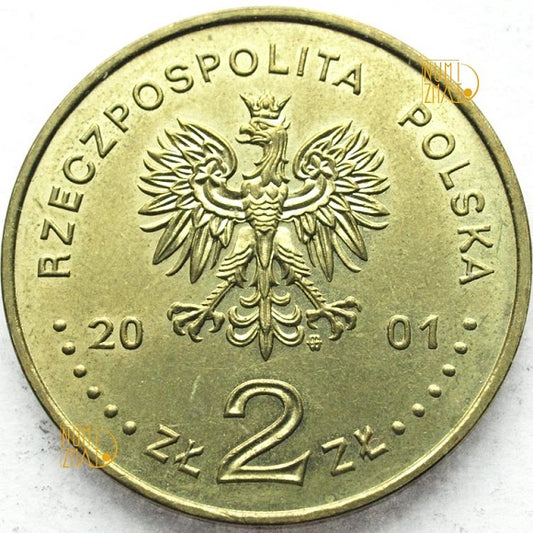 2 zł 2001 r. - Trybunał Konstytucyjny - 15-lecie orzecznictwa Trybunału Konstytucyjnego, dwa złote NG