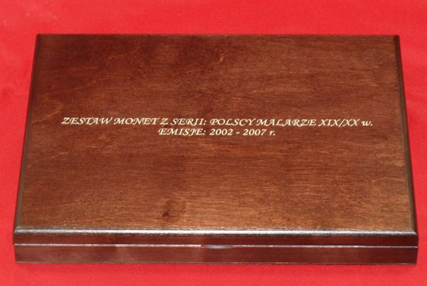 Kaseta Polscy Malarze XIX/XX wieku. Numizmato DE LUXE