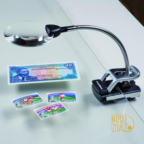 Lupa biurkowa Leuchtturm FLEX 88 mm 2x LED