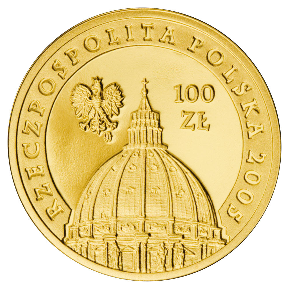 100 zł 2005 r. - Jana Paweł II 1920-2005