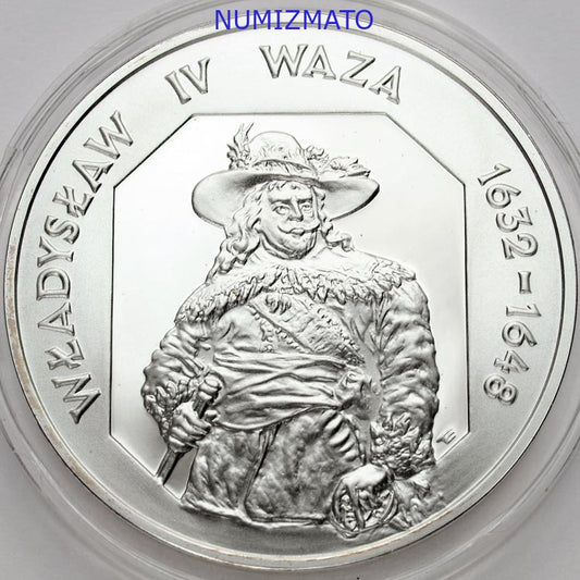10 zł 1999 r. - Władysław IV Waza - PÓŁPOSTAĆ - Poczet Królów i Książąt Polskich