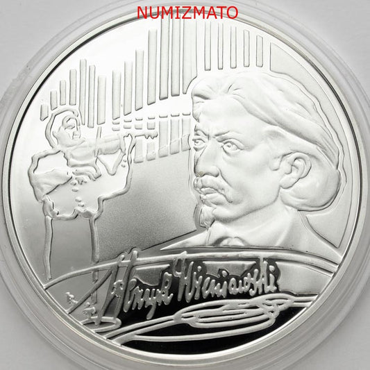 10 zł 2001 r. - Henryk Wieniawski - XII Międzynarodowy Konkurs im. Henryka Wieniawskiego