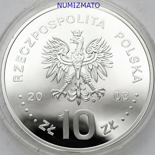 10 zł 2003 r. - PÓŁPOSTAĆ - Stanisław Leszczyński - Poczet królów i książąt polskich