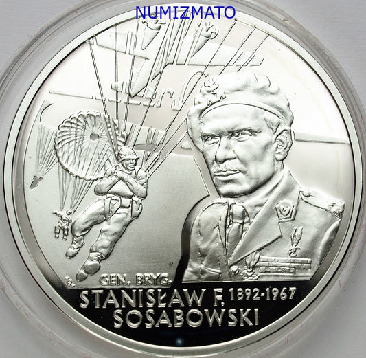 10 zł 2004 r. - Generał brygady Stanisław F. Sosabowski