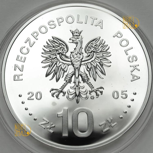10 zł 2005 r. - POPIERSIE - Stanisław August Poniatowski - Poczet królów i książąt polskich