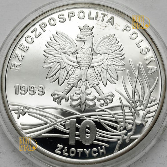 10 zł 1999 r. - Fryderyk Chopin - 150. rocznica śmierci