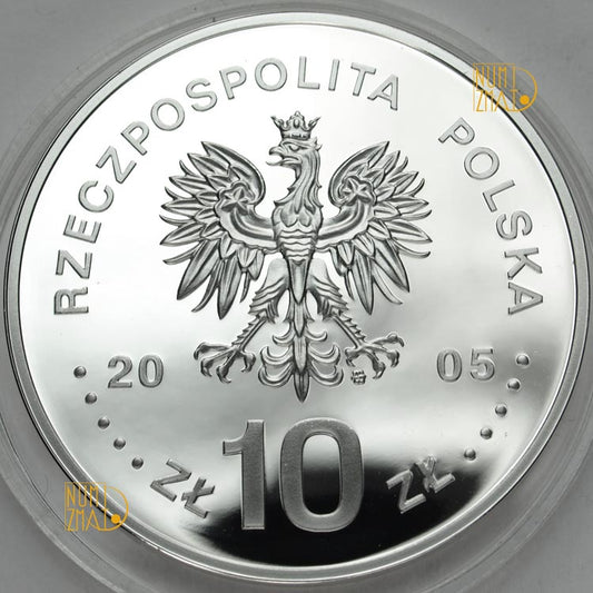 10 zł 2005 r. - PÓŁPOSTAĆ - Stanisław August Poniatowski - Poczet królów i książąt polskich