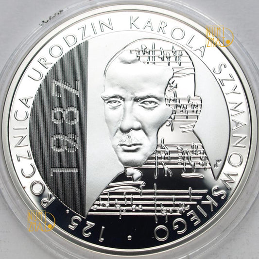 10 zł 2007 r. - SZYMANOWSKI - 125. rocznica urodzin Karola Szymanowskiego