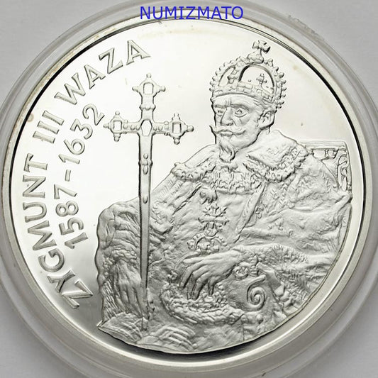 10 zł 1998 r. - Zygmunt III Waza - PÓŁPOSTAĆ - Poczet Królów i Książąt Polskich