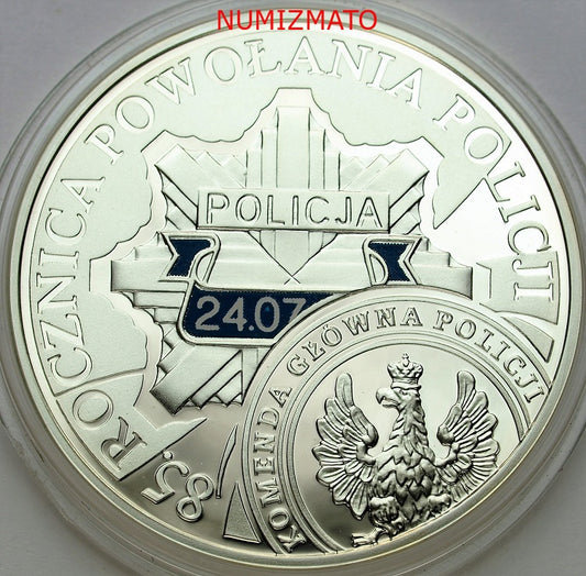 10 zł 2004 r. - POLICJA - 85. rocznica powołania Policji