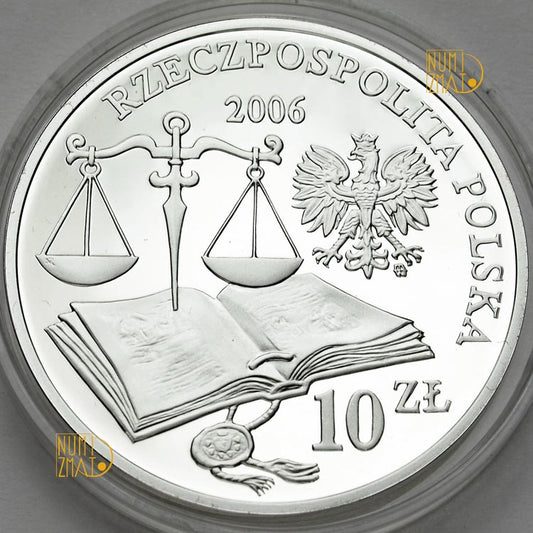 10 zł 2006 r. - Statut Łaskiego - 500-lecie wydania Statutu Łaskiego