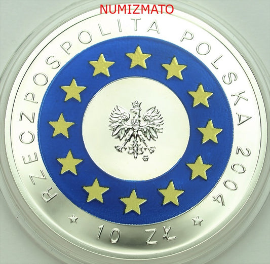 10 zł 2004 r. - Wstąpienie Polski do Unii Europejskiej
