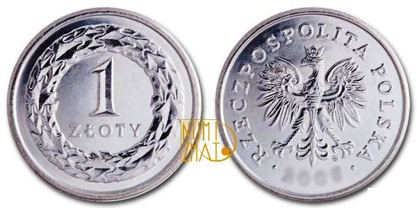 1 zł 2013 r. jeden złoty