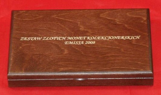 Kaseta na monety złote 2008 r. Numizmato De Luxe