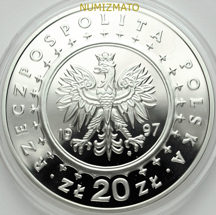 20 zł 1997 r. - Zamek w Pieskowej Skale - Zamki i Pałace w Polsce