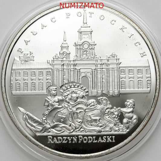 20 zł 1999 r. - Pałac Potockich w Radzyniu Podlaskim - Zamki i Pałace w Polsce