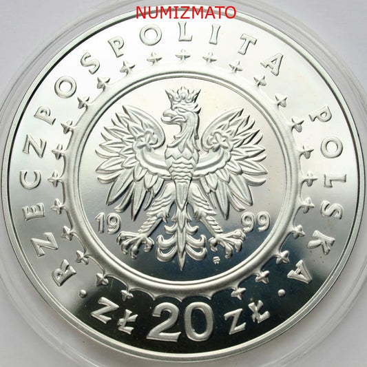 20 zł 1999 r. - Pałac Potockich w Radzyniu Podlaskim - Zamki i Pałace w Polsce