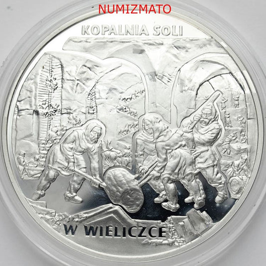 20 zł 2001 r. - Kopalnia soli w Wieliczce - Zabytki Kultury Materialnej w Polsce