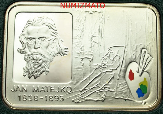 20 zł 2002 r. - Jan Matejko - Polscy Malarze XIX /  XX Wieku