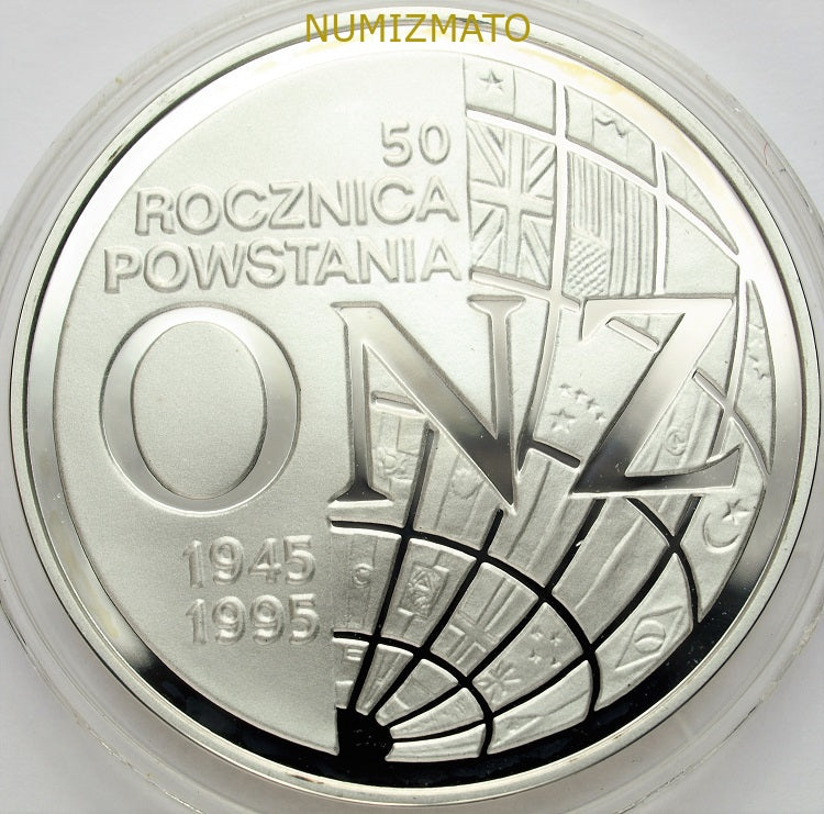 20 zł 1995 r. - 50. rocznica powstania ONZ