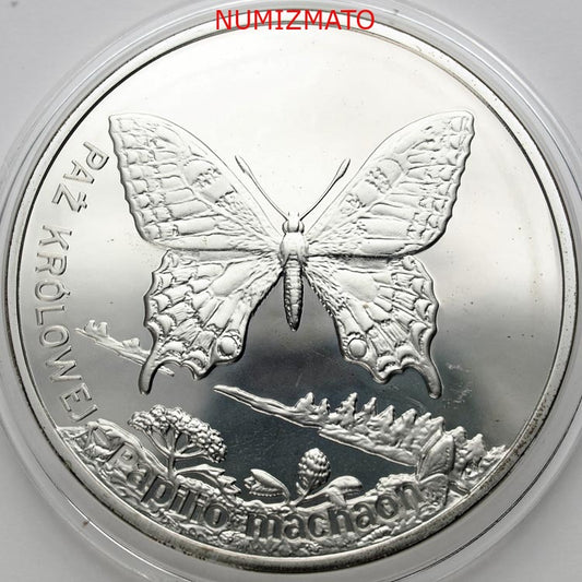 20 zł 2001 r. - Paź królowej (Papilio machaon) - Zwierzęta Świata