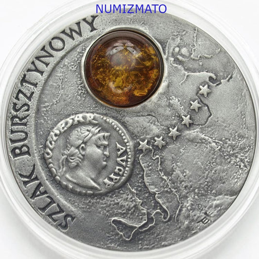 20 zł 2001 r. - Szlak bursztynowy