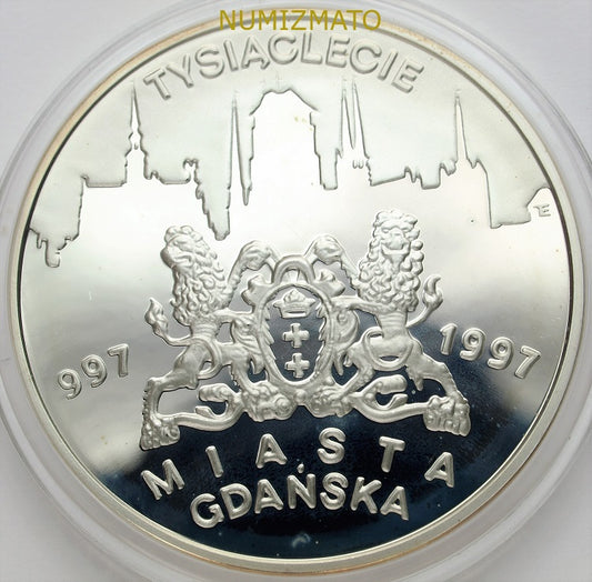 20 zł 1996 r. - Tysiąclecie miasta Gdańska 997-1997