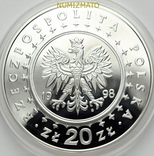 20 zł 1998 r. - Zamek w Kórniku - Zamki i Pałace w Polsce