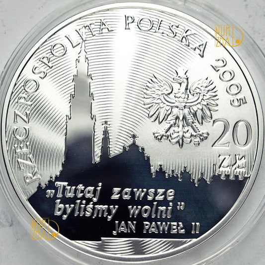 20 zł 2005 r. - Jasna Góra - 350-lecie obrony Jasnej Góry, Częstochowa