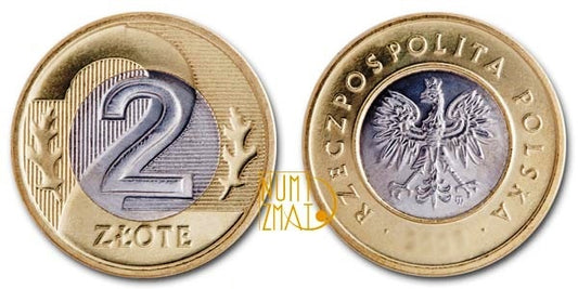 2 zł 2015 r. dwa złote