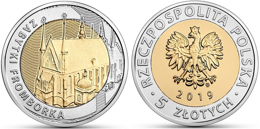 5 zł 2019 r. - Frombork, Zabytki Fromborka - Odkryj Polskę (8)