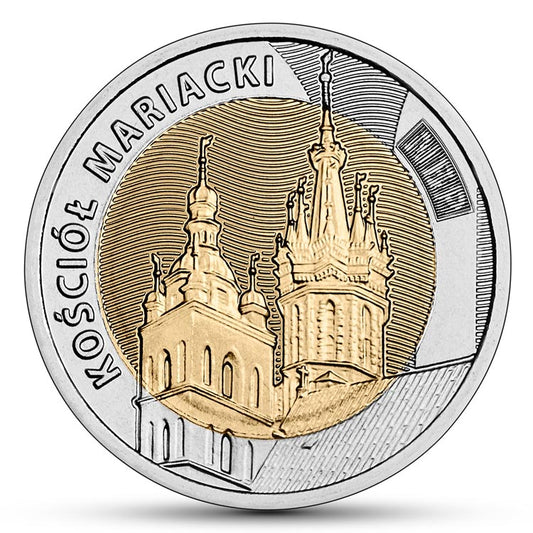 5 zł 2020 r. - Kościół Mariacki - Odkryj Polskę (10)