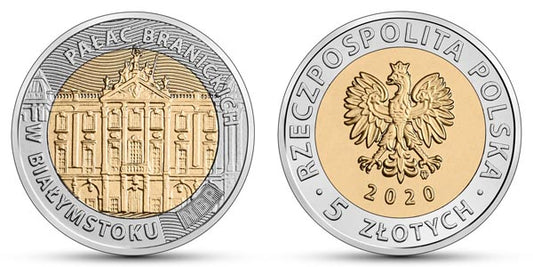 5 zł 2020 r. - Pałac Branickich w Białymstoku - Odkryj Polskę (11)