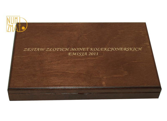 Kaseta na monety złote 2011 r. Numizmato De Luxe
