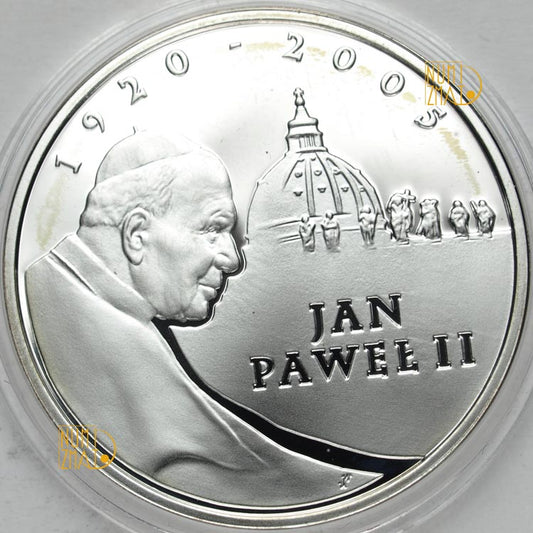 10 zł 2005 r. - Papież Jan Paweł II 1920-2005