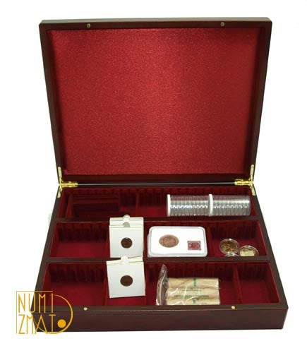 Uniwersalna kaseta kolekcjonerska Leuchtturm - monety, zegarki, figurki itp