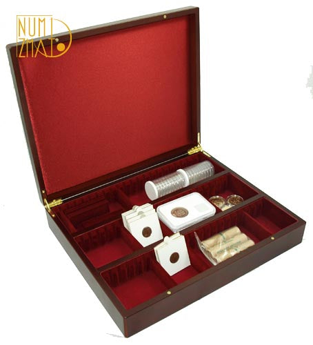 Uniwersalna kaseta kolekcjonerska Leuchtturm - monety, zegarki, figurki itp