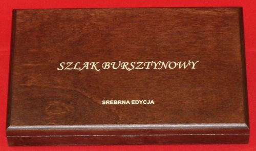 Kaseta DE LUXE na srebrny Szlak Bursztynowy